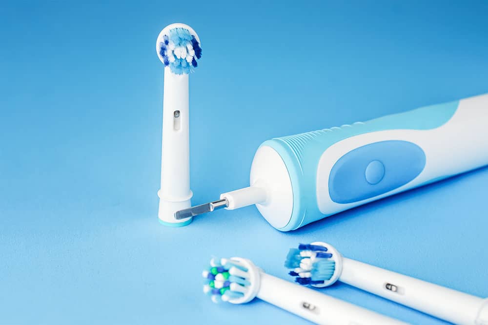 electric toothbrush and changing heads