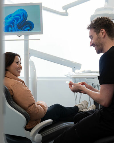 patient checkups in progress at 123 dental