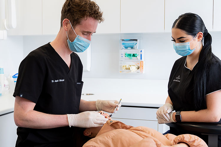 An extraction of wisdom teeth at our clinic in Perth