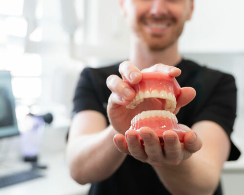 full set of dentures